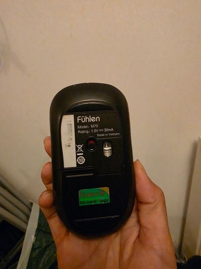 Fuhlen M70 Wireless Optical Mouse - Black