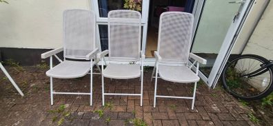 White outdoor chair