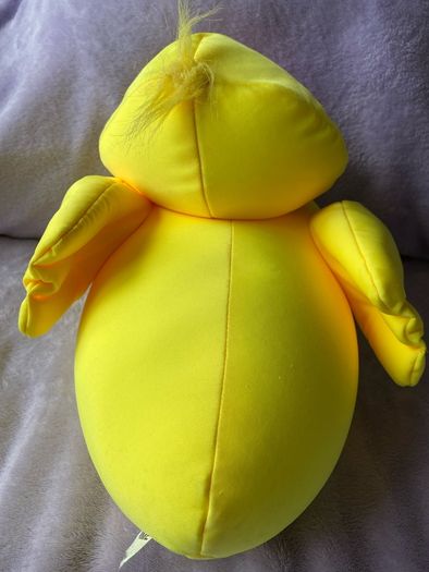 Yellow Duck Beanbag Pillow / Microbead Plush 15"