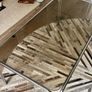 Vintage 1970s Space Age / Bauhaus Style Chrome & Smoked Glass Coffee Table Image 8