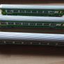 Irish Rail Silver Green Intercity coaches x3 Image 2