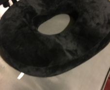Foam ring cushion for lumbar support.