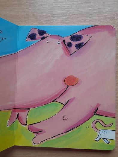 Hardback board book 'As big as a Pig'