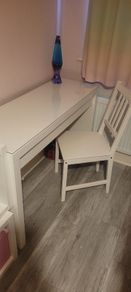 Malm dressing table and chair