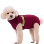 Cosy Polar Fleece Coat for Dogs, Full body Jacket, Dogs Ones With D Ring, Zipper with Reflective Jumpsuit, Winter Clothes for Pet Dog Outdoor or Indoor Small Dogs (Red, XS M, Image 5