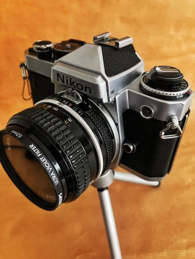 Classic Nikon FE with Nikkor 50mm f/2, Recently serviced, Serial No.4446830