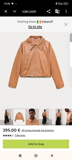 Ladies Leather jacket