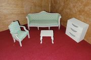 Vintage Living room furniture set for dolls house