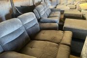 Grey 3+2 recliner sofa set