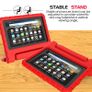 For Amazon Fire 7 2022 12th Gen Case Kids Shockproof Tablet Smart Cover Handle Red New Image 2