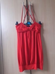 Red summer dress