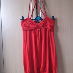 Red summer dress