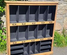 Industrial Cubby Hole Shelves