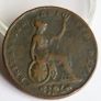 1826 Halfpenny 1/2 Penny King George IV copper coin Image 2