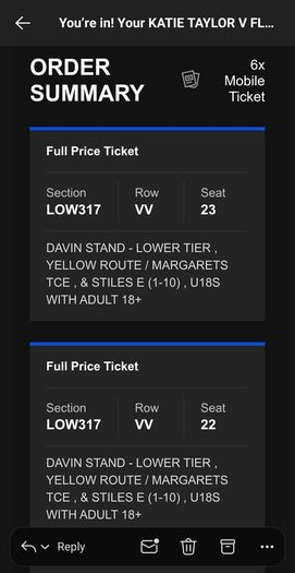 katie Taylor tickets