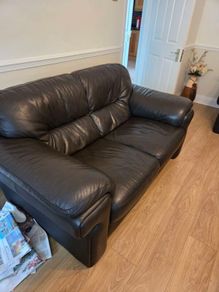 Leather couch