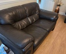 Leather couch