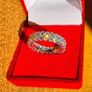 Diamond Wedding, Eternity, Engagement ring Image 2