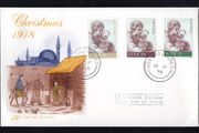 1978 Ireland Christmas : "The Virgin and Child" (Guercino) Commemorative Stamp Illustrated Hibernian First Day Cover (FDC) with Dun Laoghaire steele cancel