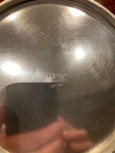 2nd set of Jug/Sugar bowl and tea pot in Silver