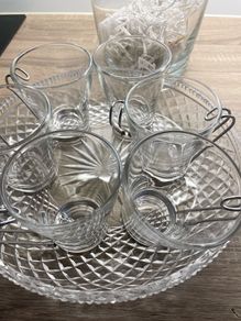 6 coffee glass cups