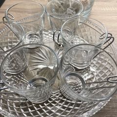 6 coffee glass cups