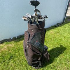 Golf Clubs and Bag