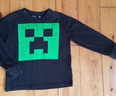 Age 7-8 Official Minecraft Creeper Top