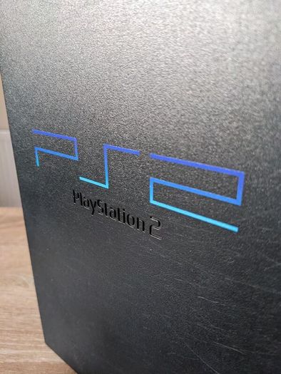 PS2 Console with official controller and cables