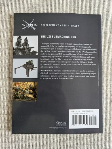 The Uzi Submachine Gun - Chris McNab - Osprey Weapon 12 - 2011 First Edition