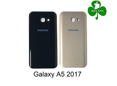 For Samsung Galaxy A5 2017 Back Battery Cover Glass Housing Replacement Black / Gold