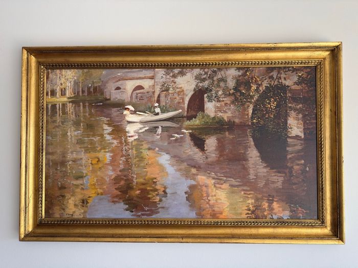 The Bridge at Grez by Sir John Lavery