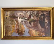 The Bridge at Grez by Sir John Lavery