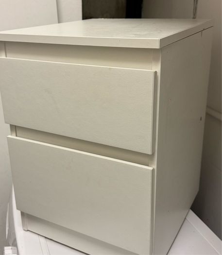 Bedside table IKEA white