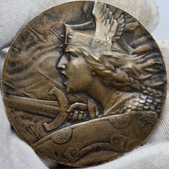 France 1907 Furens Gallia, Aux Armes! Call To Arms French Medaille Medal,41mm,a. Morlon