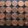 20 Irish 1 penny coins (1980-2000) Nice Condition! Image 4
