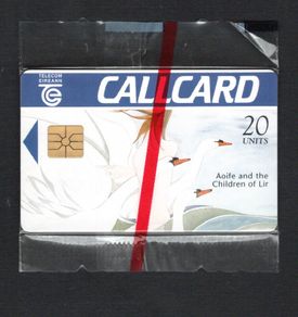 1994 Ireland 20 unit The Irish Mythology definitive Aoife and the Children of Lir (Gemplus) Call Card Min in packaging. Telecom Eireann card number 1069.