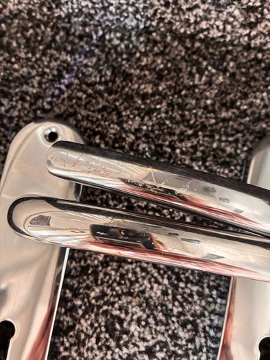 Chrome door handles