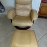 Lady Reclinging Chair & Foot stool Image 2
