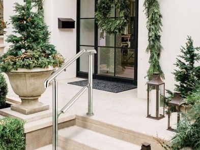 3 Step Railing Stainless Steel Transitional Handrail Fit For Level ...