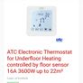 ATC Electric Under Floor Heating Image 2