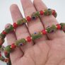 Antique Venetian Style Gabri Eyes & Venetian WhiteHeart Glass Beads Necklace Image 4