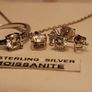 Rhodium Plated Sterling Silver 4 Piece Moissanite Jewellery Set (Bargain) Image 6