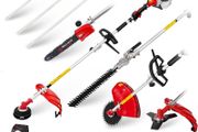 BU-KO 52cc Long Reach Petrol Multi Functional Garden Tool: Petrol Strimmers and Brush Cutter, Extendable Petrol Hedge Trimmer, Pruner Chainsaw, Petrol Grass Trimmers, 75cm Extension Pole 3x 75cm Extension Poles