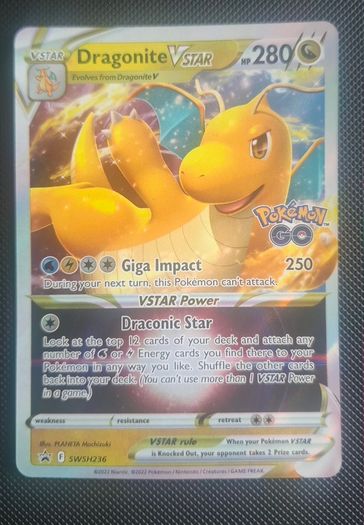 Dragonite Vstar | Pokemon Go | Promo | Pokemon | Card | Nintendo