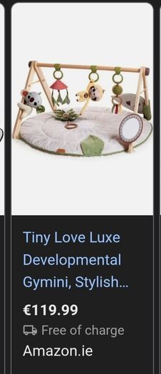 Tiny Love Luxe Developmental Play Gym with Music, Play Mat