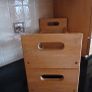 2 x New wooden wine racks. Stacking Image 4