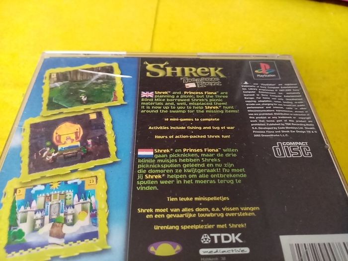 Shrek Treasure Hunt PlayStation 1 Ps1 Games PlayStation 2 Ps2 Games Original