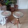 Mid century french tripod side table or plant stand Image 10