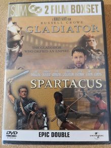 Gladiator & Spartacus Double Feature Dvd Set New And Sealed Russell Crowe Kirk Douglas Epic Action Movies